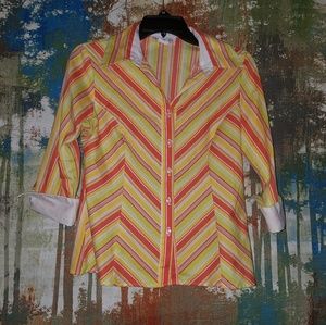 Vibrant Striped Shirt